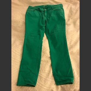 Green Skinny Jeans